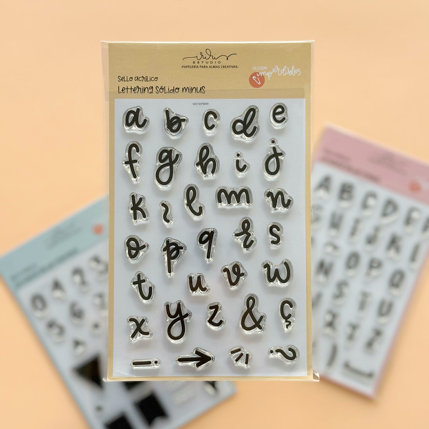 SELLO LETTERING SÓLIDO MINUS (A6) - IMPERDIBLES - SCRAPBOOKING