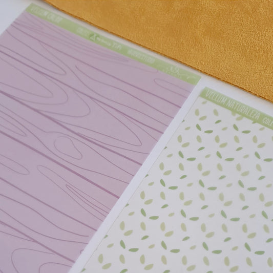 PACK 6 VELLUMS PEQUEÑO TIPI - SCRAPBOOKING