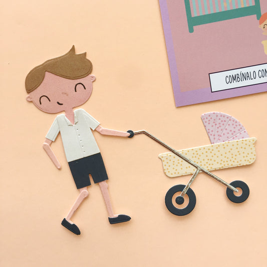 TROQUEL ESCENA BÁSICA ÁLEX - COL. INFINITA - SCRAPBOOKING