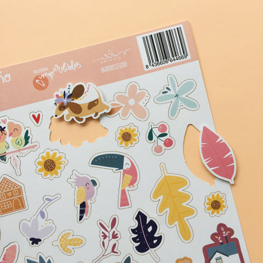 DIE CUTS UN GRAN AÑO - COL IMPERDIBLES - SCRAPBOOKING
