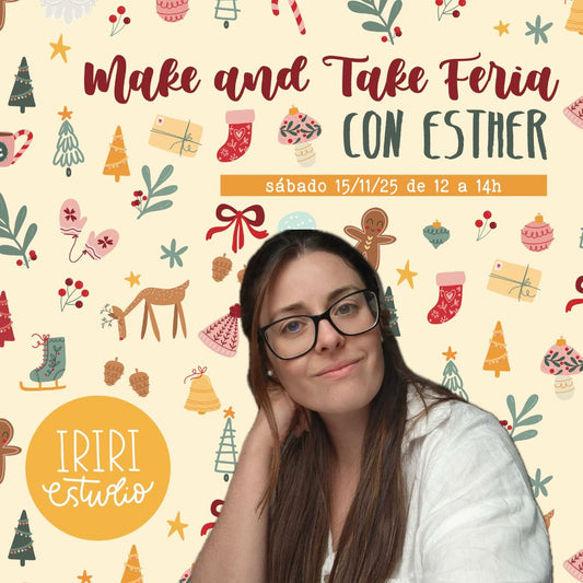MAKE AND TAKE CON ESTHER EN LA FERIA SCRAP, CREA Y DECORA -  SÁBADO 15/11/25 DE 12 A 14H