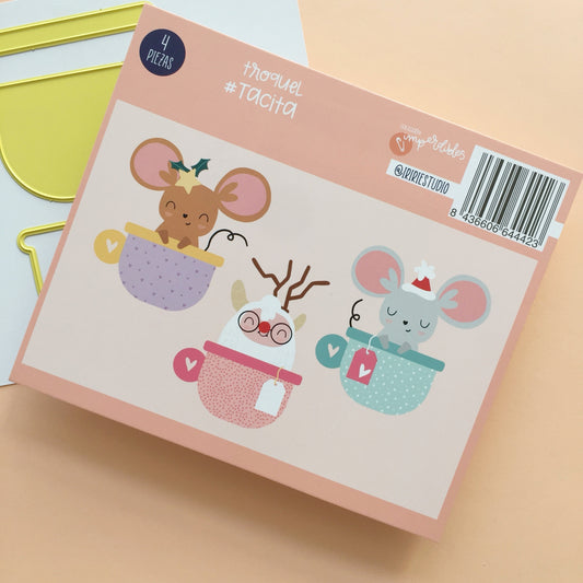 TROQUEL TACITA - COL. VILLA TURRÓN- SCRAPBOOKING