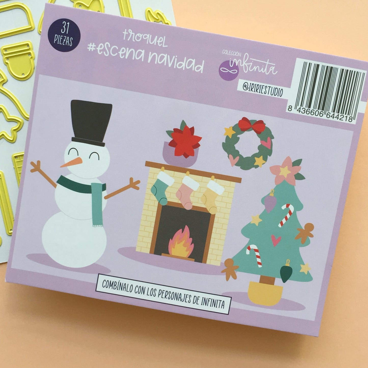 TROQUEL ESCENA NAVIDAD - COL. INFINITA - SCRAPBOOKING