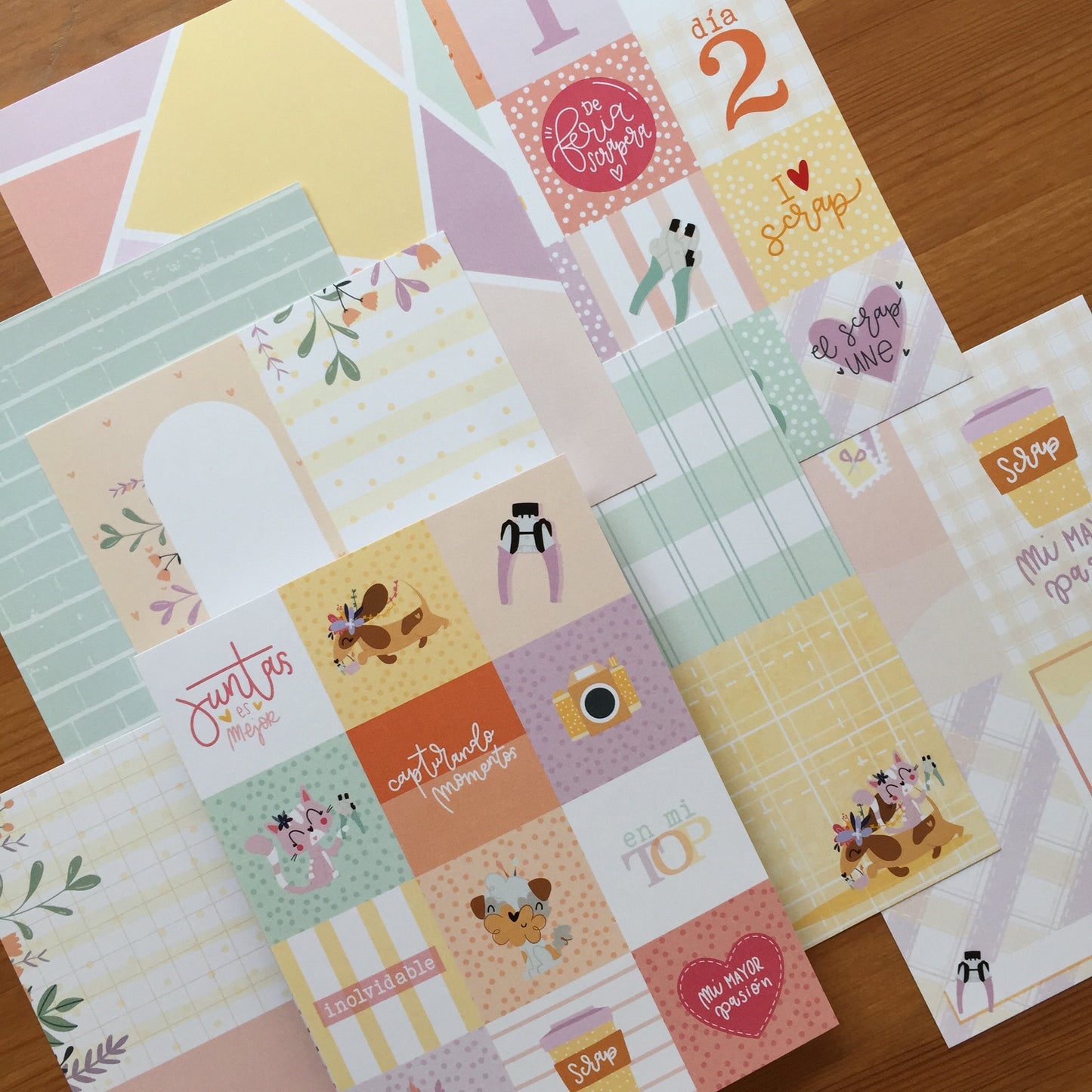 PACK TARJETAS EVENTO SCRAPERO - REPO BAJO PEDIDO - SCRAPBOOKING