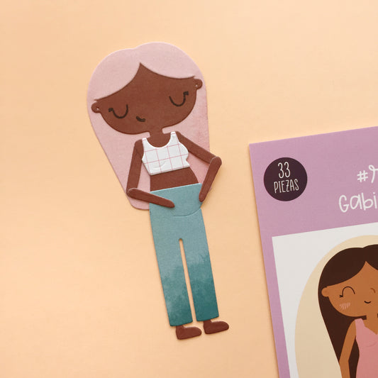 TROQUEL ROPA BÁSICA GABI EMBARAZADA - COL. INFINITA - SCRAPBOOKING