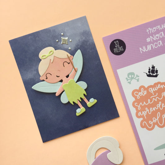 TROQUEL NOA EN NUNCA JAMÁS - COL. INFINITA - SCRAPBOOKING