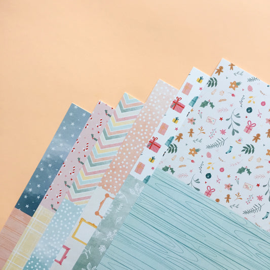 PAPELES MINI ESTAMPADOS VILLA TURRÓN - COLEC. INFINITA - REPO BAJO PEDIDO - SCRAPBOOKING