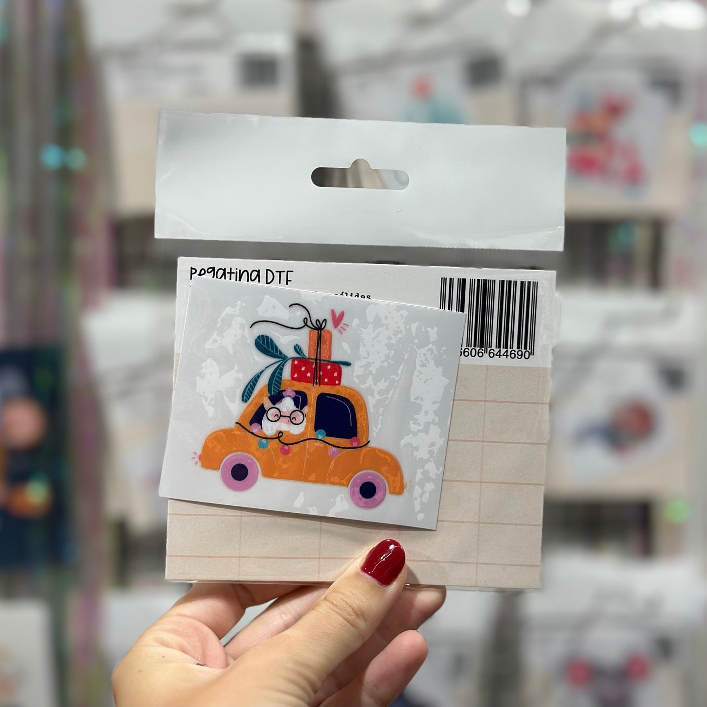 PEGATINA COCHE YETI DTF - IMPERDIBLES - REPO BAJO PEDIDO - SCRAPBOOKING