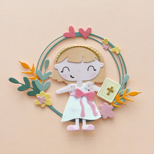 TROQUEL COMPLEMENTOS COMUNIÓN - BBC Y EVENTOS - COL. INFINITA - SCRAPBOOKING