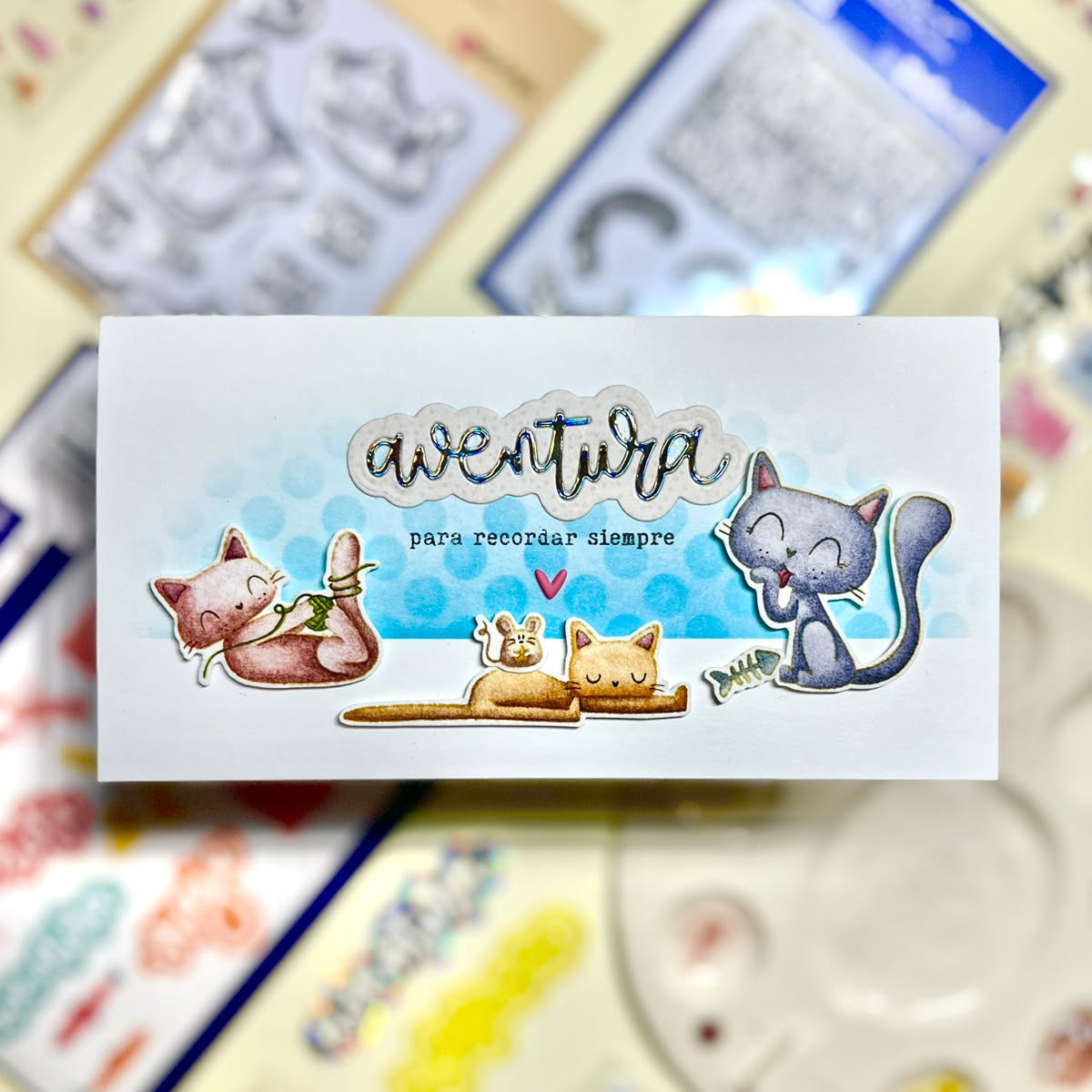 SELLO MIAU - IMPERDIBLES - SCRAPBOOKING