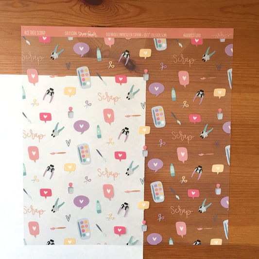 ACETATO SCRAP - SCRAP POWER - SCRAPBOOKING