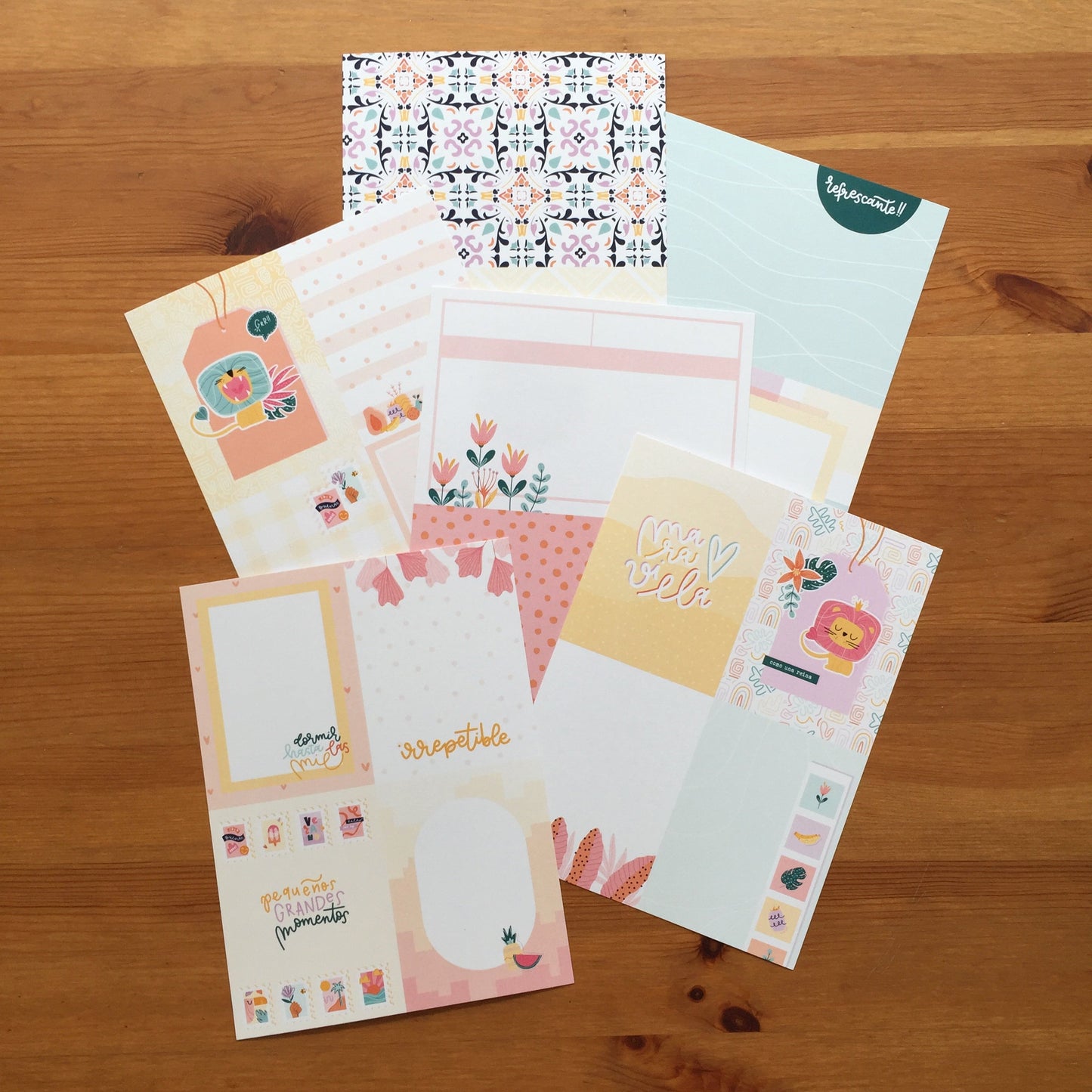 PACK 58 TARJETAS CAIPIRIÑA - REPO BAJO PEDIDO - SCRAPBOOKING