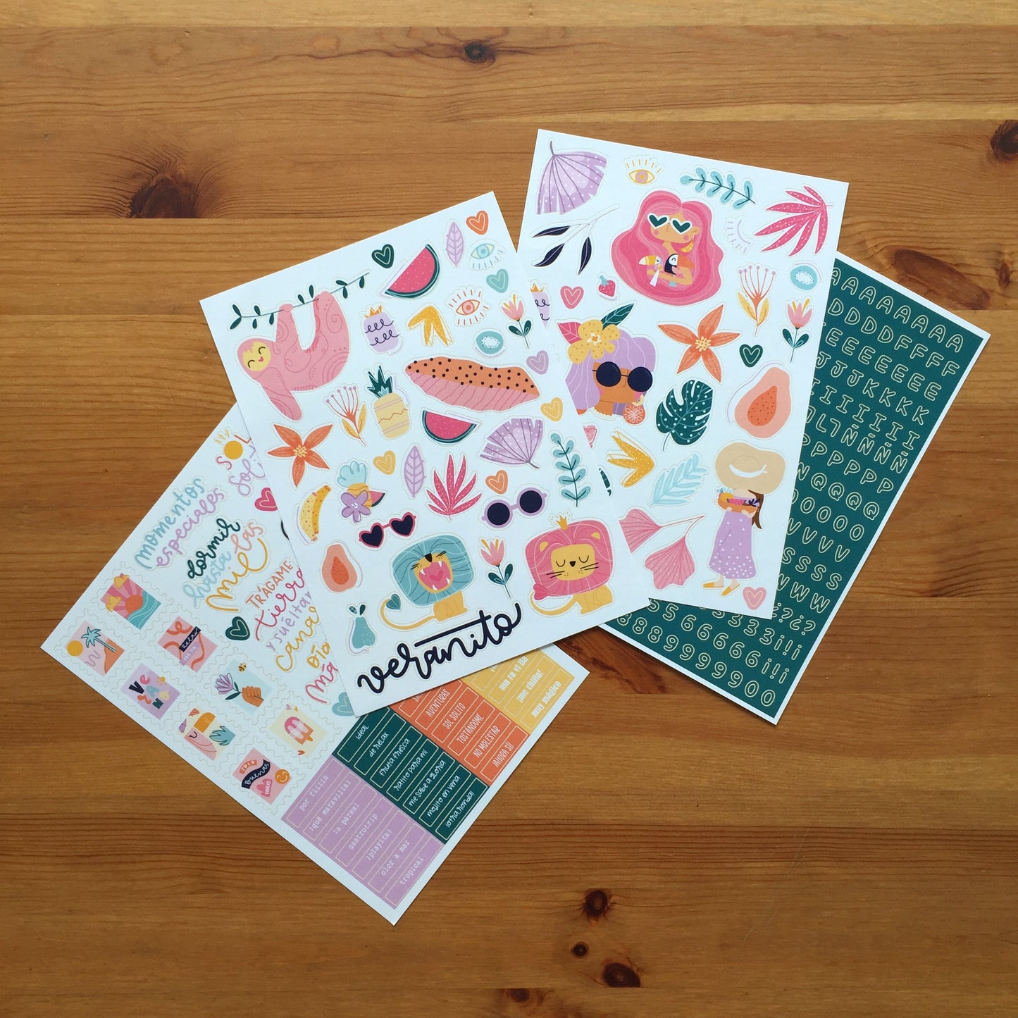 PEGATINAS CAIPIRIÑA - SCRAPBOOKING