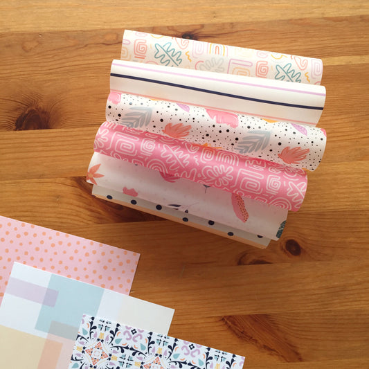 PACK 6 VELLUMS CAIPIRIÑA - SCRAPBOOKING