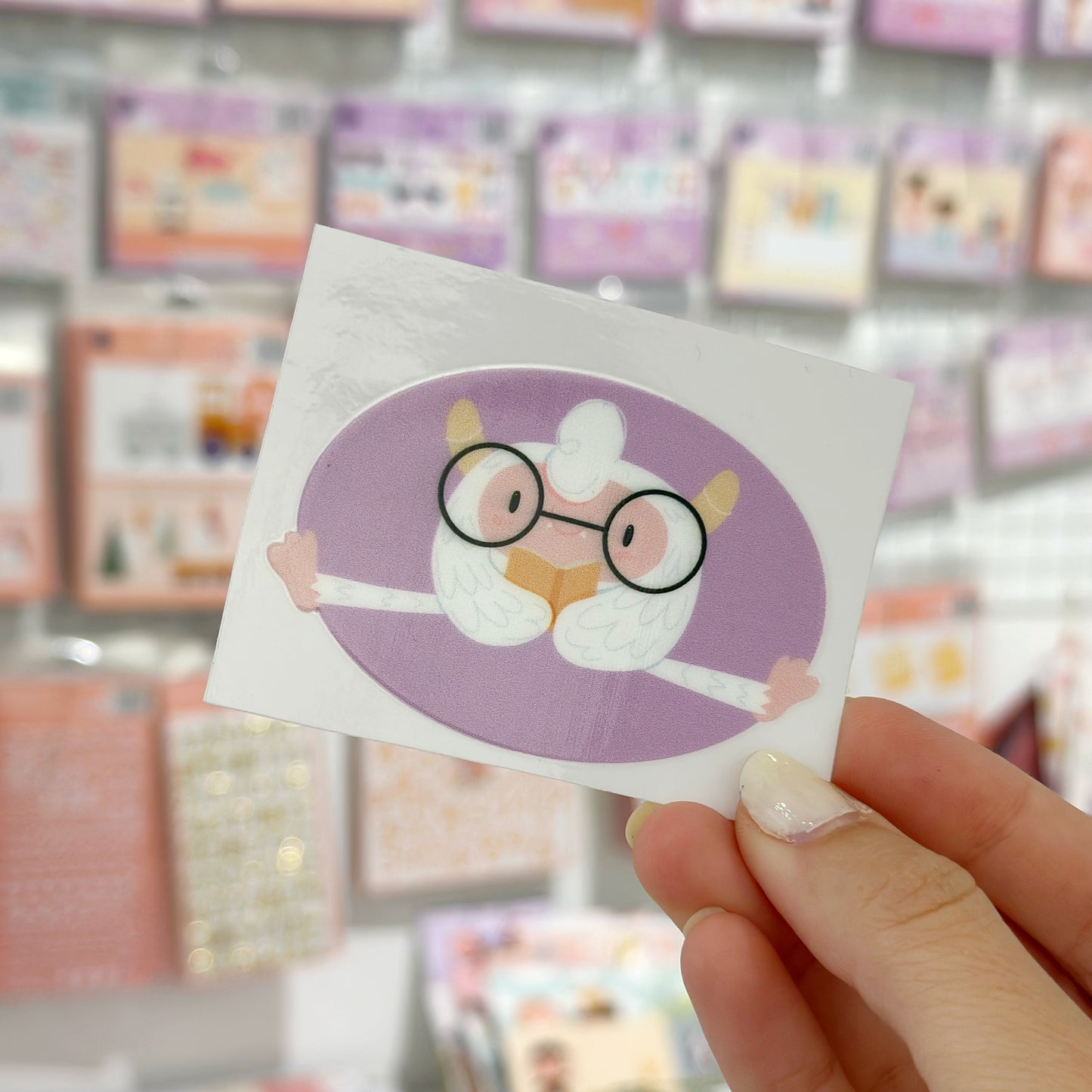 PEGATINA DTF UV YETI LECTOR - IMPERDIBLES - SCRAPBOOKING