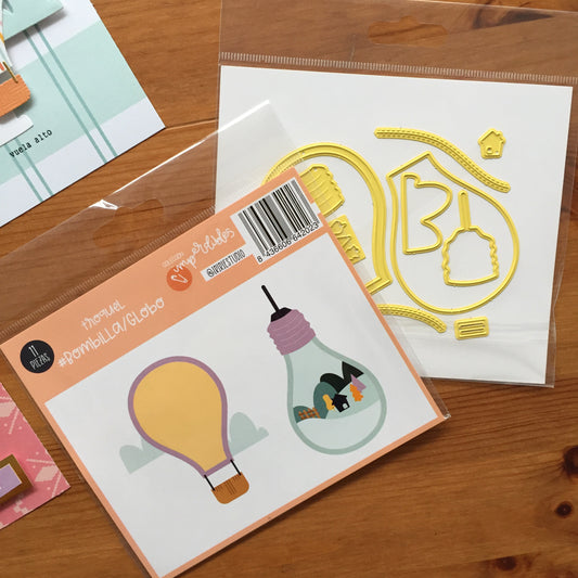 TROQUEL BOMBILLA/GLOBO - YETI - IMPERDIBLES - SCRAPBOOKING