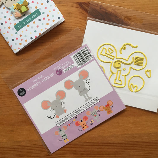 TROQUEL CUERPO TURRÓN - COL. INFINITA - SCRAPBOOKING