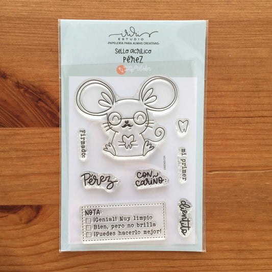 SELLO PÉREZ (A7) - COLORÍN COLORADO - IMPERDIBLES - SCRAPBOOKING