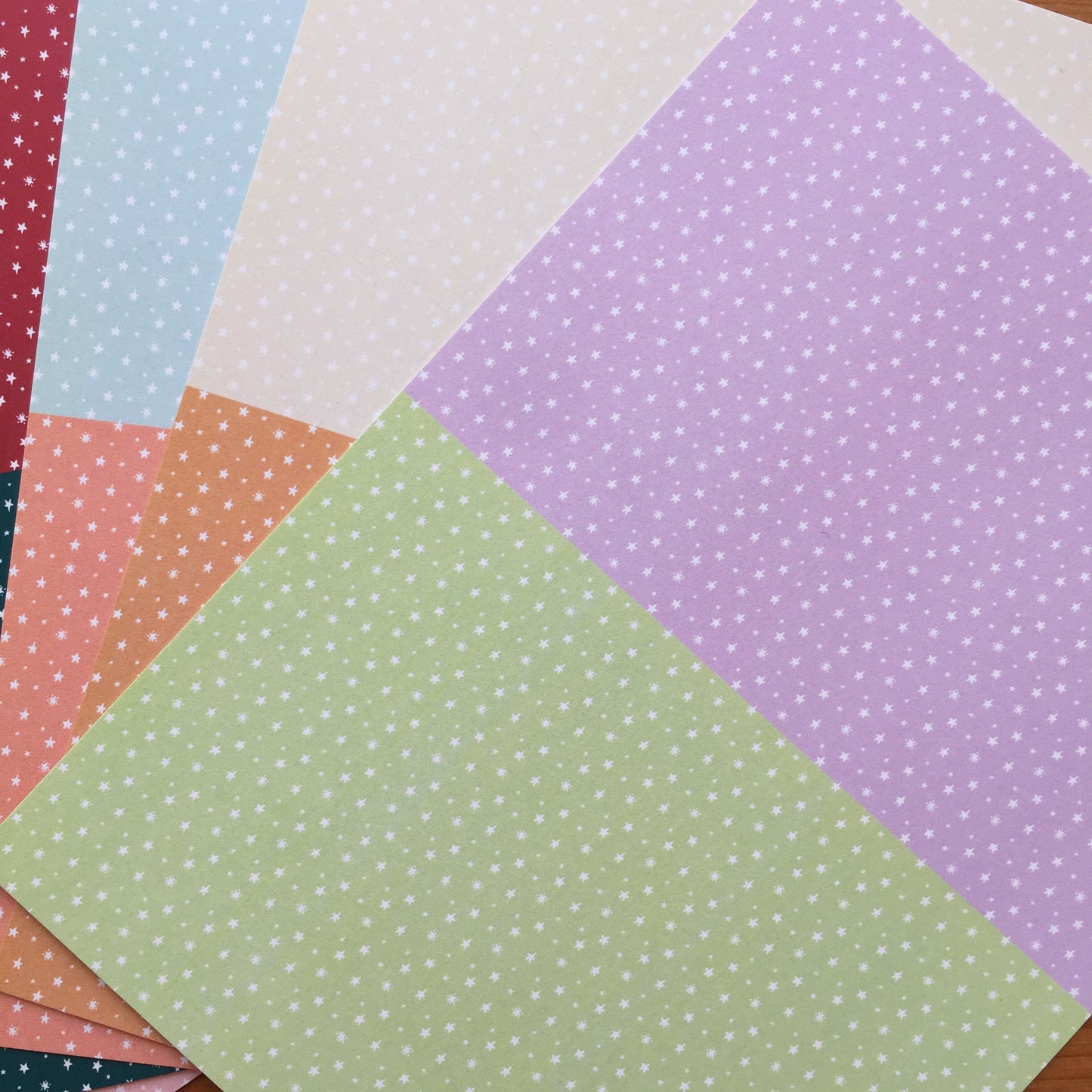 MINI ESTAMPADOS ESTRELLAS - COLEC. INFINITA - SCRAPBOOKING