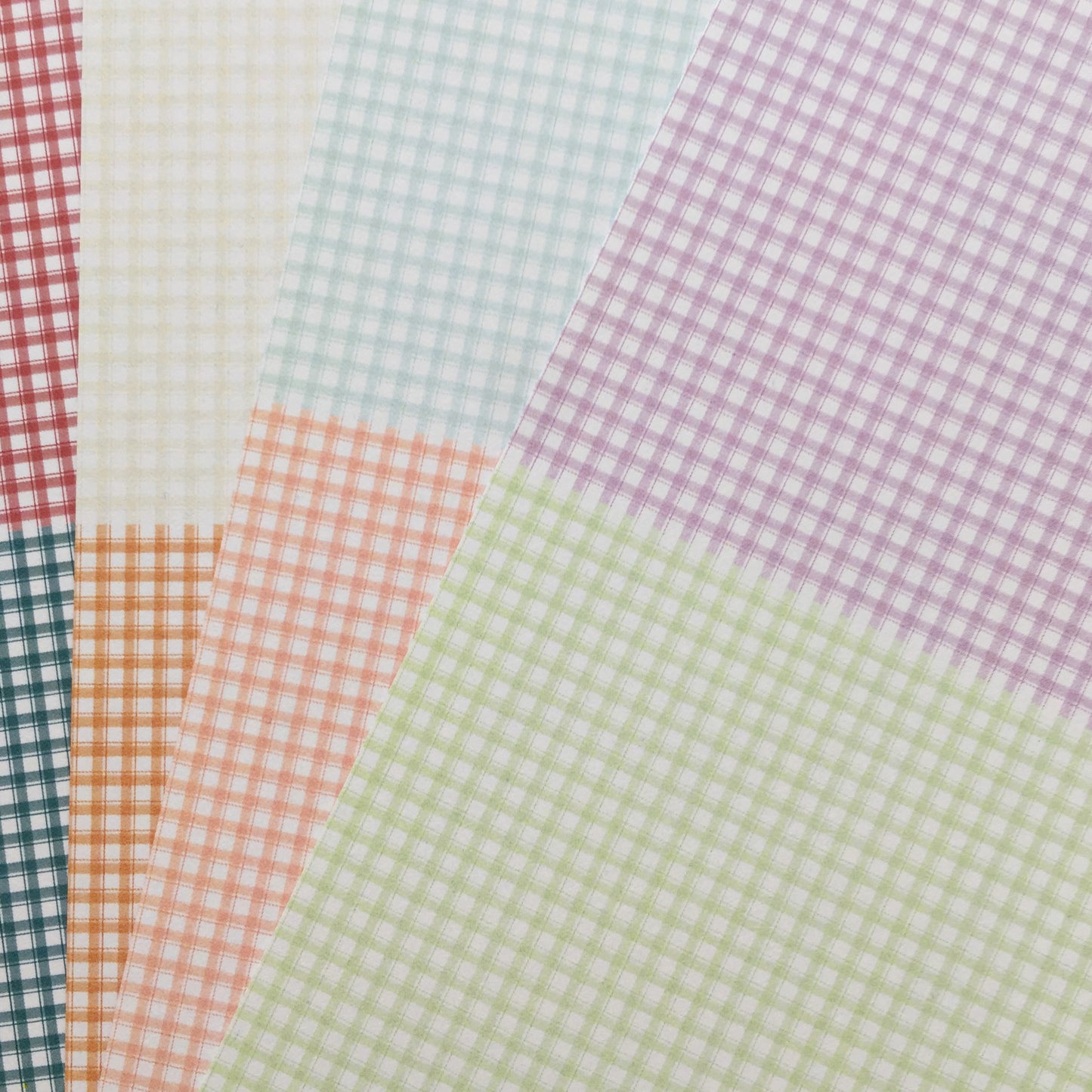 MINI ESTAMPADOS VICHY - COLEC. INFINITA - SCRAPBOOKING