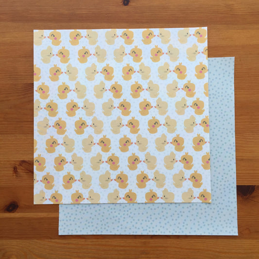 PACK 2 TELAS PATITOS - COLORÍN COLORADO - SCRAPBOOKING