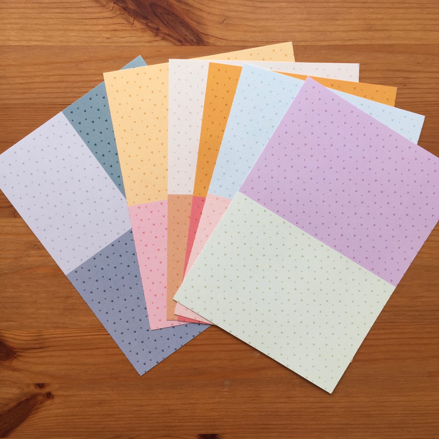 MINI ESTAMPADOS CORAZONES - COLEC. INFINITA - SCRAPBOOKING