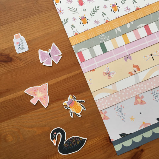 KIT 12 PAPELES PRIMA Y VERA - 12X12" 1 CARA - REPO BAJO PEDIDO - SCRAPBOOKING