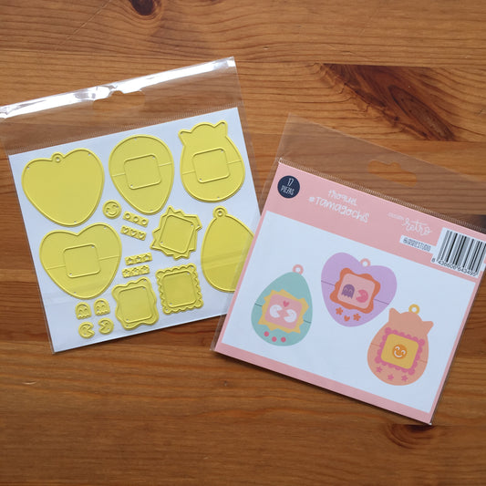 TROQUEL TAMAGOCHIS - RETRO - SCRAPBOOKING