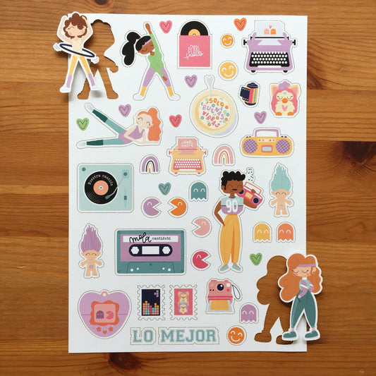 DIE CUTS RETRO - SCRAPBOOKING