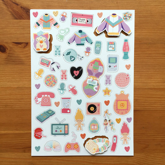 DIE CUTS TESOROS - RETRO - SCRAPBOOKING