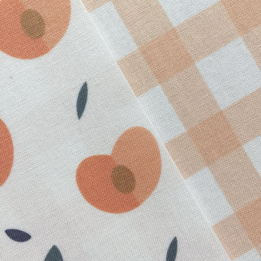 PACK 2 TELAS MELOCOTÓN - MOGÁN - COLEC. FÉNIX- SCRAPBOOKING