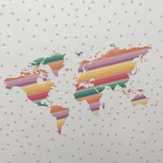 ACETATO MAPAMUNDI - MOGÁN - COLEC. FÉNIX - REPO BAJO PEDIDO - SCRAPBOOKING