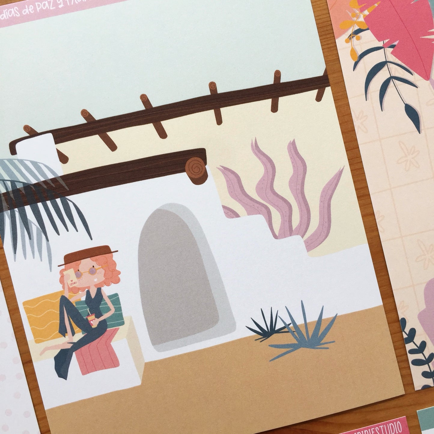 KIT 8 ILUSTRACIONES MOGÁN - COLEC. FÉNIX - SCRAPBOOKING