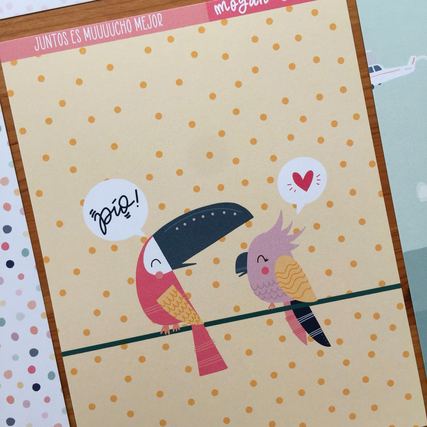 KIT 8 ILUSTRACIONES MOGÁN - COLEC. FÉNIX - SCRAPBOOKING