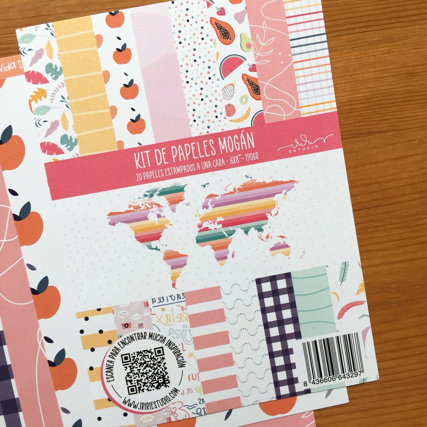KIT 20 PAPELES MOGÁN 6X8" - SCRAPBOOKING