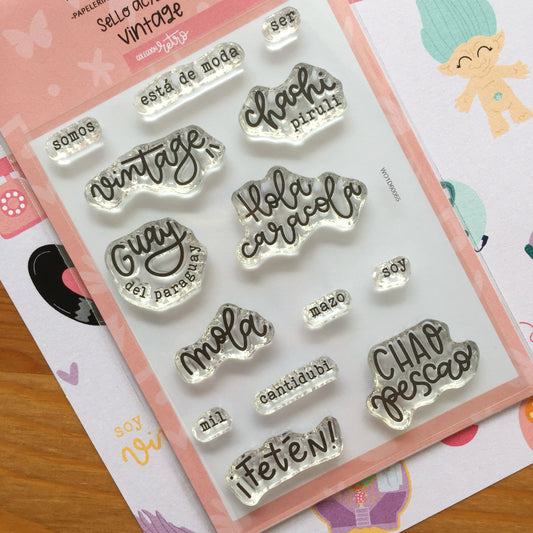 SELLO VINTAGE (A7) - RETRO - SCRAPBOOKING