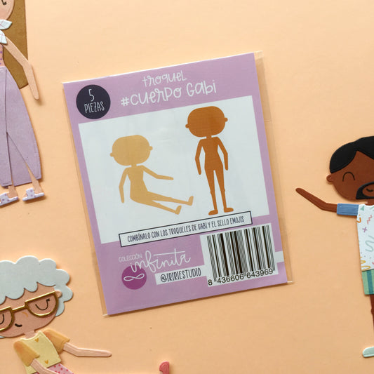 PACK 3 TROQUELES GABI - COL. INFINITA - SCRAPBOOKING