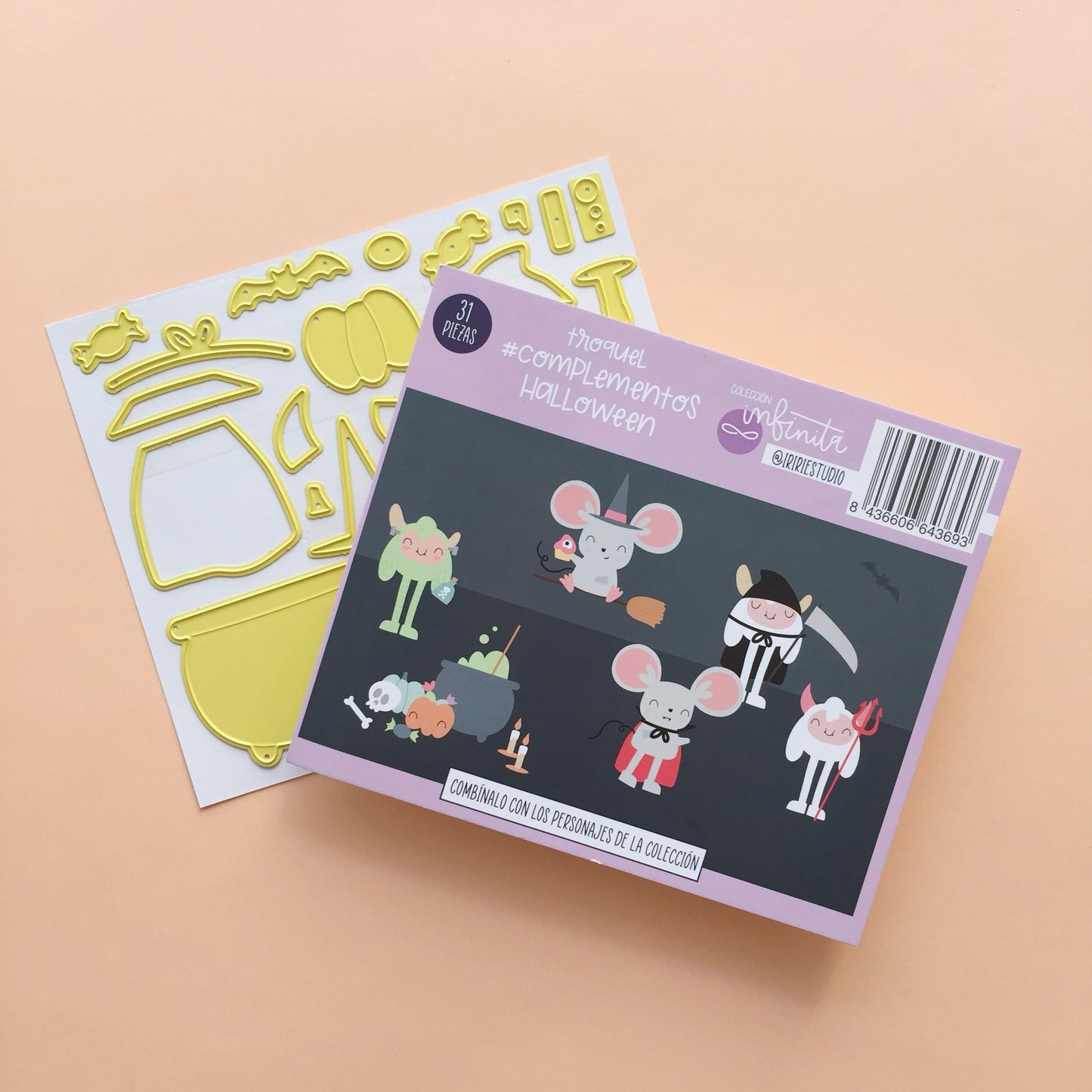 TROQUEL COMPLEMENTOS HALLOWEEN - COL. INFINITA - SCRAPBOOKING