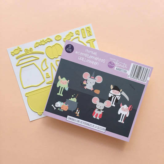 TROQUEL COMPLEMENTOS HALLOWEEN - COL. INFINITA - SCRAPBOOKING