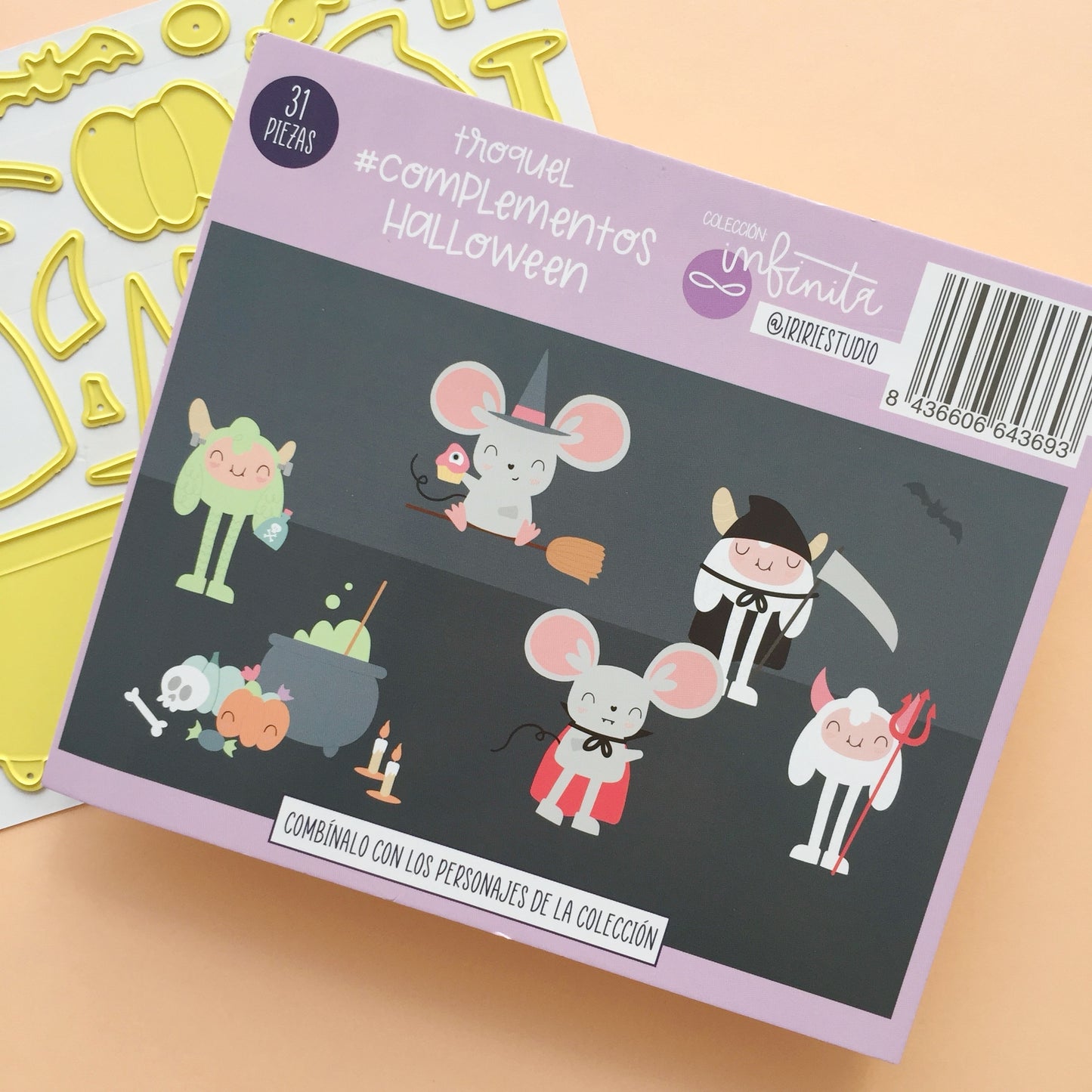 TROQUEL COMPLEMENTOS HALLOWEEN - COL. INFINITA - SCRAPBOOKING