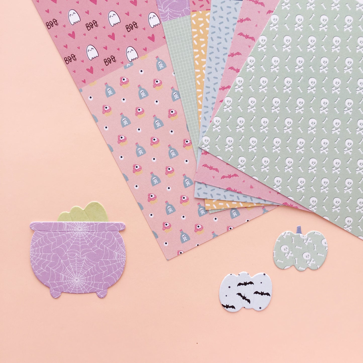 MINI ESTAMPADOS HALLOWEEN - COLEC. INFINITA - TAMADABA - SCRAPBOOKING