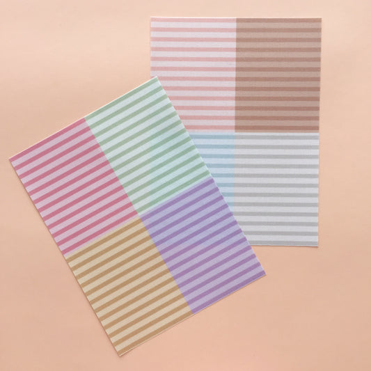 KIT 2 TELAS MINI FRANJAS 6X8"- COLEC. INFINITA - SCRAPBOOKING