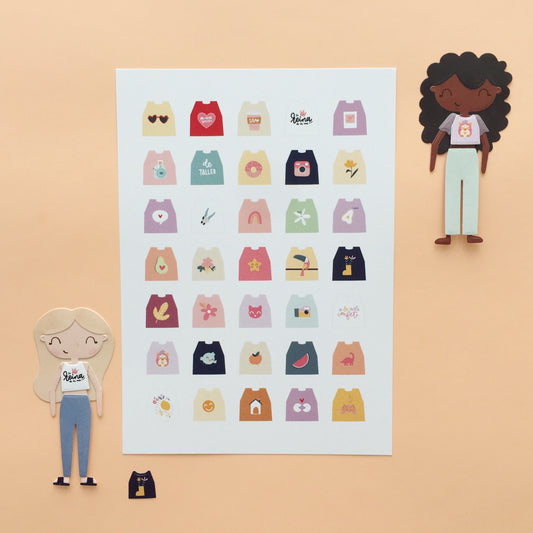 TROQUELABLES CAMISETA CORTA GABI - COL. INFINITA - SCRAPBOOKING