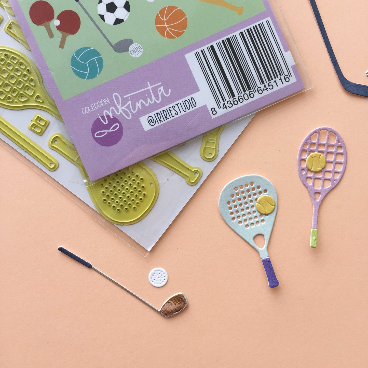 TROQUEL COMPLEMENTOS DEPORTES - BBC Y EVENTOS - COL. INFINITA - SCRAPBOOKING