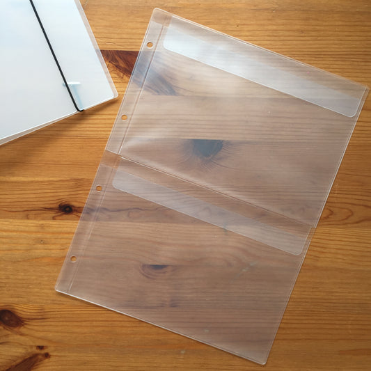 FUNDA DE 2 BOLSILLOS PARA ARCHIVADOR DE TROQUELES - BÁSICOS SCRAPBOOKING