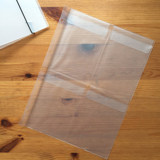 FUNDA DE 4 BOLSILLOS PARA ARCHIVADOR DE TROQUELES - BÁSICOS SCRAPBOOKING