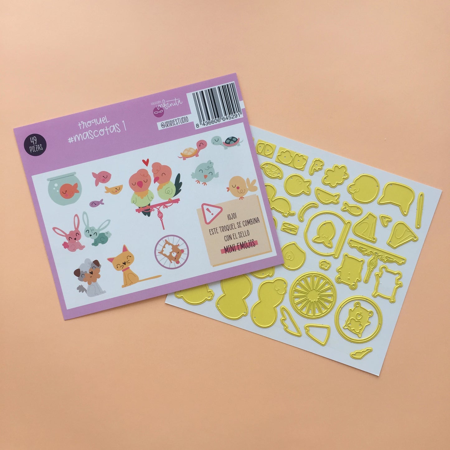 TROQUEL MASCOTAS 1 - COL. INFINITA - SCRAPBOOKING