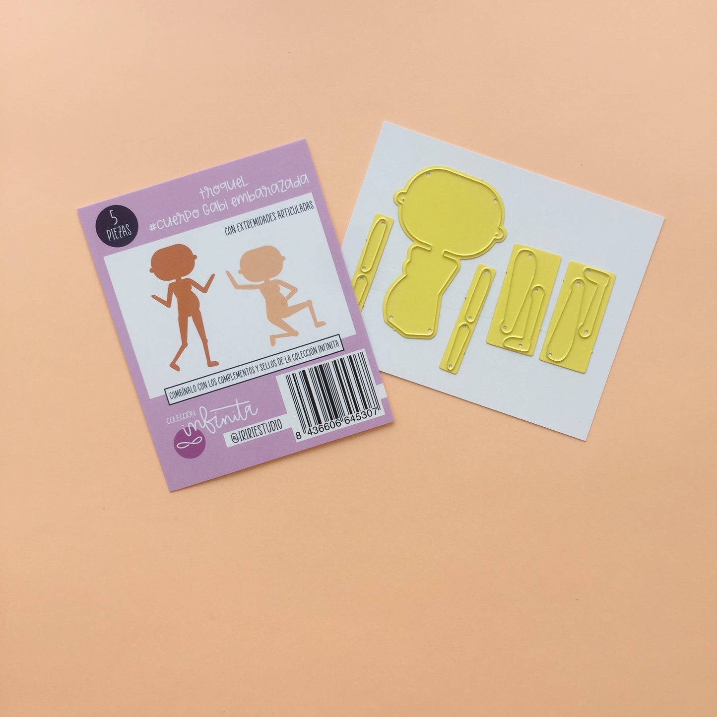 TROQUEL CUERPO GABI EMBARAZADA - COL. INFINITA - SCRAPBOOKING