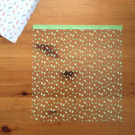 ACETATO NATURALEZA - PEQUEÑO TIPI - SCRAPBOOKING
