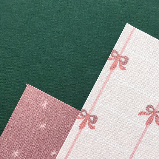 PACK 2 TELAS DE ENCUADERNAR LAZOS DE AMOR - FRANELA - SCRAPBOOKING